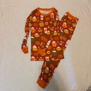 Little Sleepies Pumpkin Print Pajamas